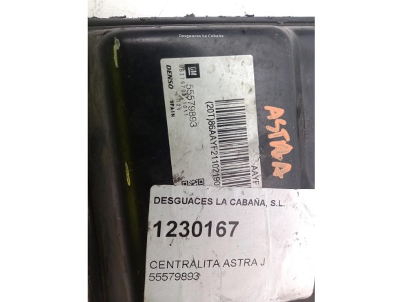 55579893 CENTRALITA MOTOR OPEL ASTRA J (P10) |Desguaces La Cabaña