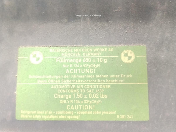 41617016417 CAPO BMW 3 Compact (E46)|Desguaces La Cabaña