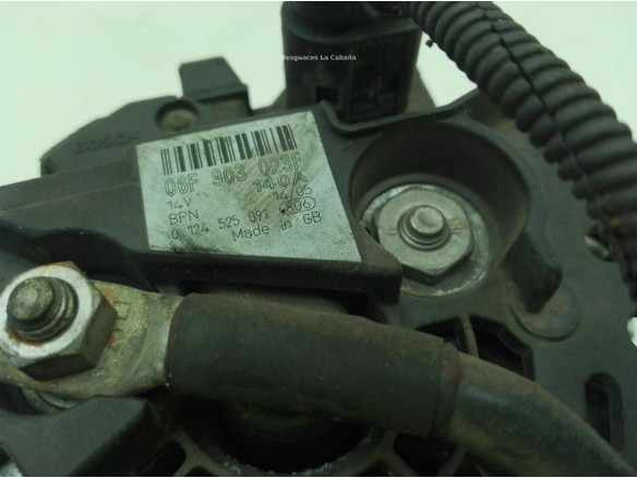  06F903023F ALTERNADOR VW CADDY III Furgón (2KA, 2KH, 2CA, 2CH)|Desguaces La Cabaña