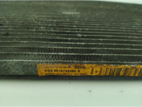 9816746580 RADIADOR AIRE ACONDICIONADO CITROEN C4 Grand Picasso II|Desguaces La Cabaña