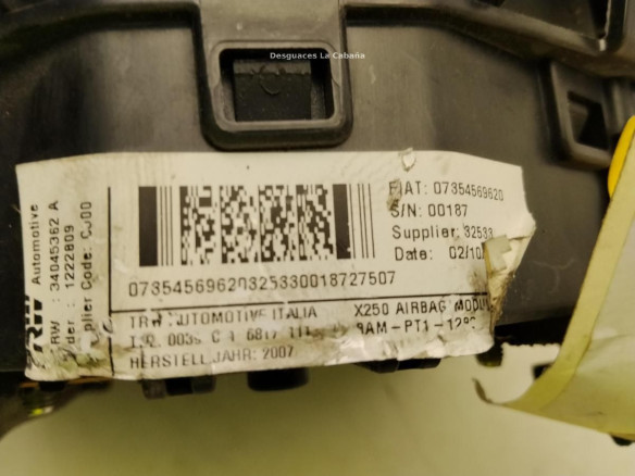 AIRBAG IZQ FIAT DUCATO Furgón (250_, 290_)|Desguaces La Cabaña