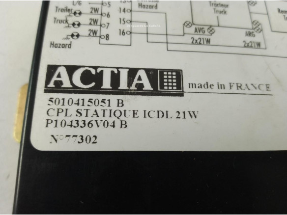 5010415051B MODULO ELECTRONICO RENAULT Premium|Desguaces La Cabaña