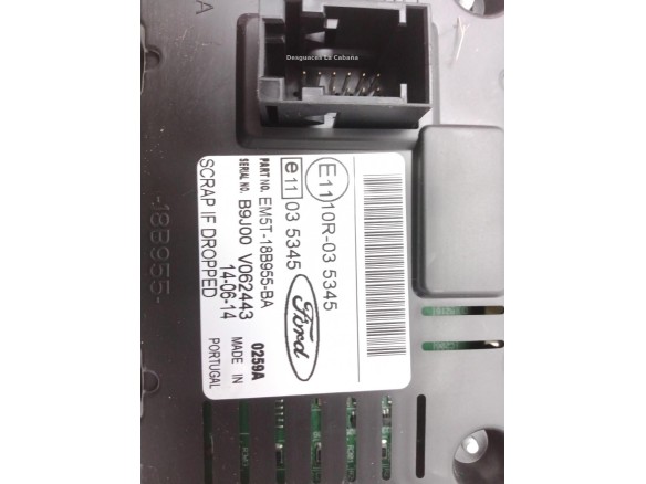 EM5T18B955BA DISPLAY FORD C-MAX II (DXA/CB7, DXA/CEU) |Desguaces La Cabaña