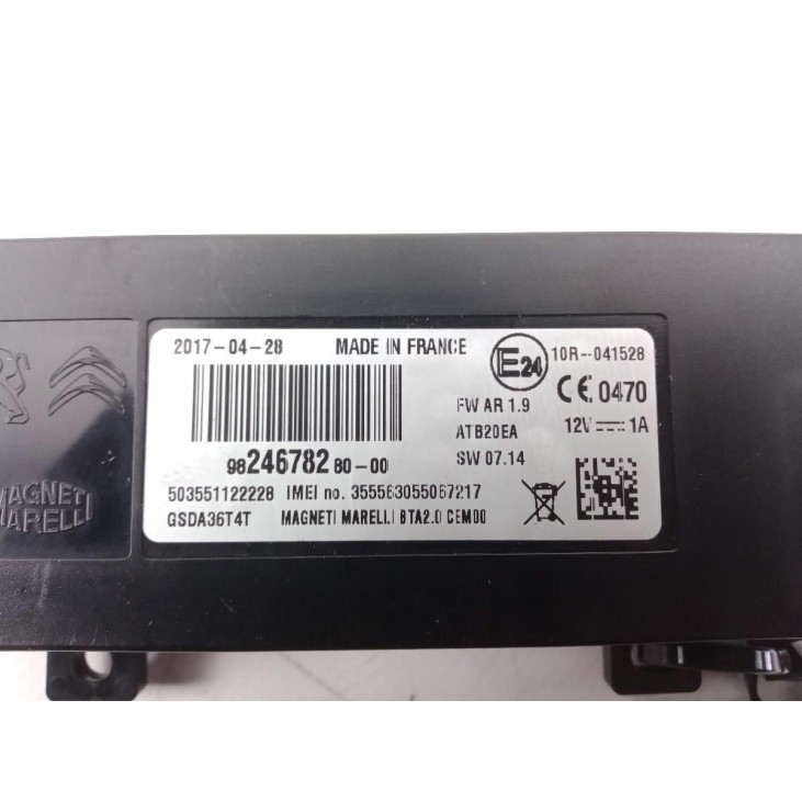 9824678280 MODULO ELECTRONICO 7 CITROEN C4 Grand Picasso II |Desguaces La Cabaña