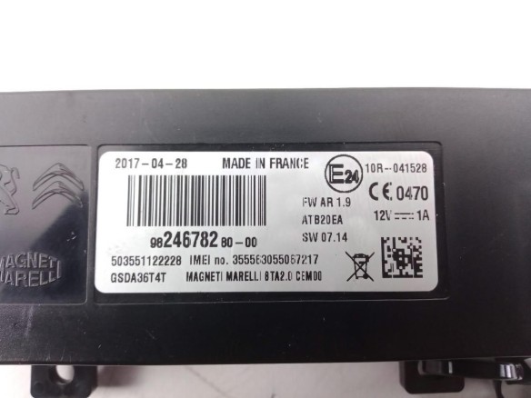 9824678280 MODULO ELECTRONICO 7 CITROEN C4 Grand Picasso II |Desguaces La Cabaña