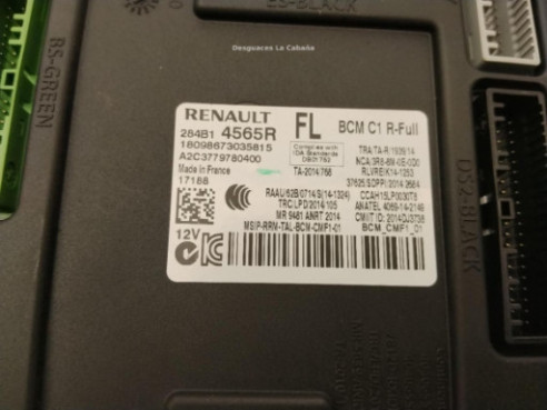  284B14565R MODULO ELECTRONICO RENAULT TALISMAN (L2M_)|Desguaces La Cabaña