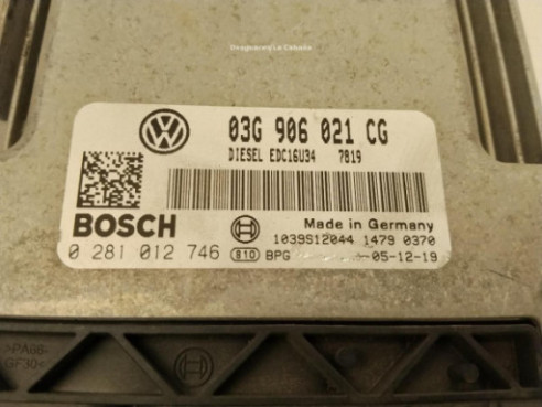 03G906021CG CENTRALITA MOTOR VW CADDY III Furgón (2KA, 2KH, 2CA, 2CH)|Desguaces La Cabaña