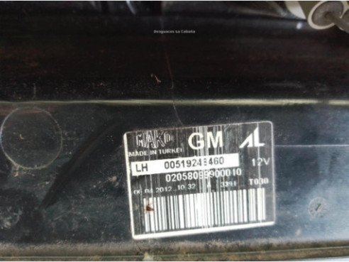 00519248460 PILOTO TRA IZQ EXT OPEL COMBO Furgón/ranchera familiar (X12)|Desguaces La Cabaña