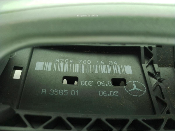 A20476002709696 A2047601634 MANILLA PUERTA LAT DEL DER EXT MERCEDES BENZ CLASE B (W246, W242)|Desguaces La Cabaña