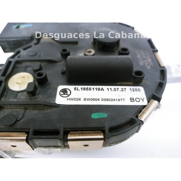 5L1955119A MOTOR LIMPIAPARABRISAS DEL SKODA YETI (5L) |Desguaces La Cabaña