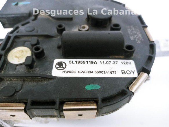 5L1955119A MOTOR LIMPIAPARABRISAS DEL SKODA YETI (5L) |Desguaces La Cabaña
