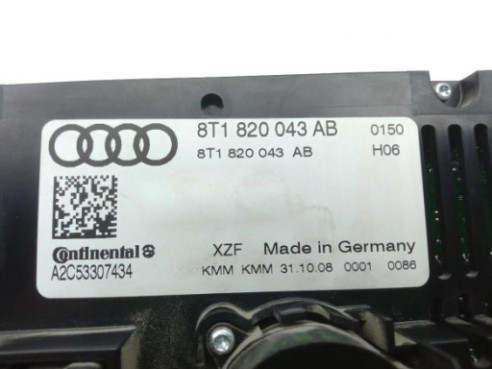8T1820043AB MANDO CLIMA AUDI A5 (8T3) |Desguaces La Cabaña