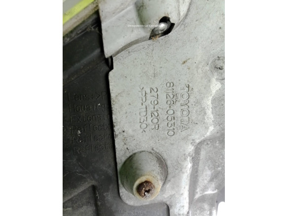 8114005310 FARO DERECHO TOYOTA AVENSIS Ranchera familiar (_T27_)|Desguaces La Cabaña