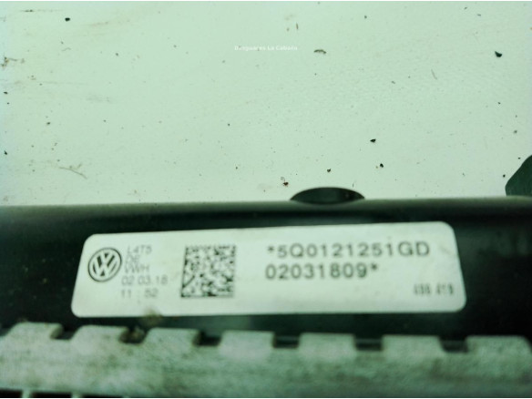5Q0121251GD RADIADOR AGUA SEAT ATECA (KH7)|Desguaces La Cabaña
