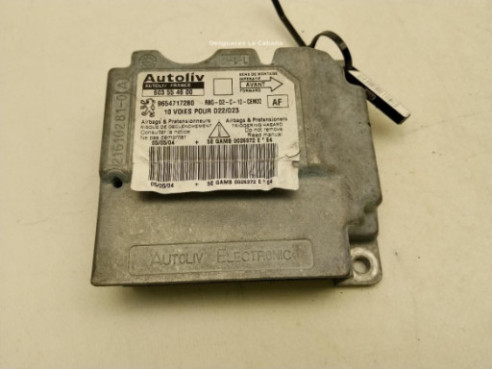 9654717280 CENTRALITA AIRBAG PEUGEOT 407 (6D_)|Desguaces La Cabaña