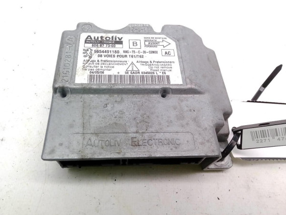 9654491180 CENTRALITA AIRBAG PEUGEOT 307 (3A/C)|Desguaces La Cabaña