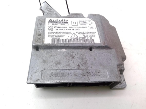 9654491180 CENTRALITA AIRBAG PEUGEOT 307 (3A/C)|Desguaces La Cabaña
