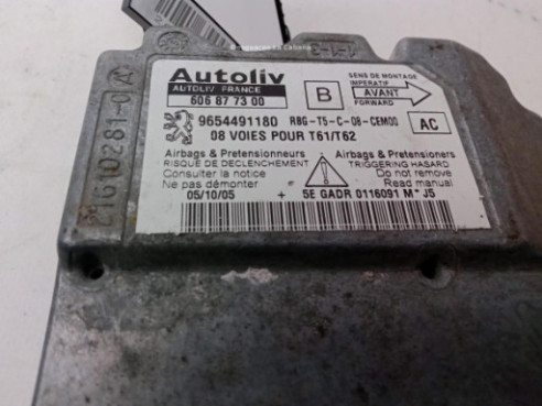 9654491180 CENTRALITA AIRBAG PEUGEOT 307 (3A/C)|Desguaces La Cabaña
