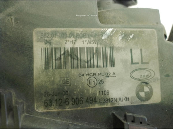 63126902746 63126906494 FARO DERECHO BMW 3 (E46)|Desguaces La Cabaña