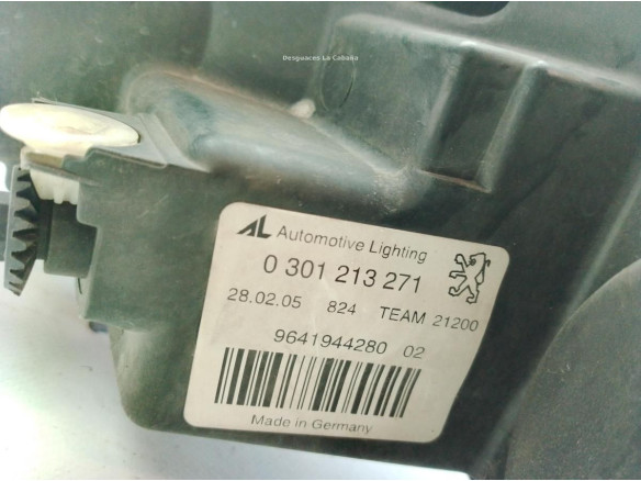 620892 9641944280 FARO IZQUIERDO PEUGEOT 407 (6D_)|Desguaces La Cabaña