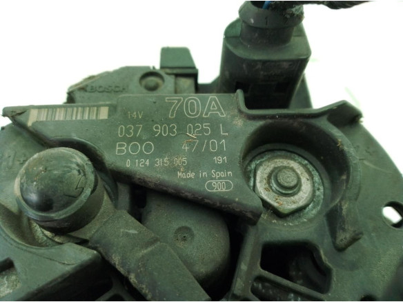037903025L 0124315005 ALTERNADOR VW POLO (6N2)|Desguaces La Cabaña