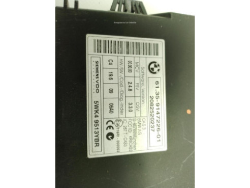 6135914722601 CENTRALITA MOTOR BMW 1 (E87)|Desguaces La Cabaña
