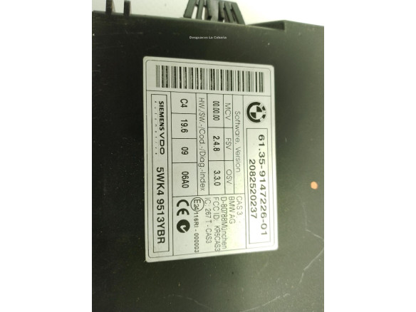 6135914722601 CENTRALITA MOTOR BMW 1 (E87)|Desguaces La Cabaña