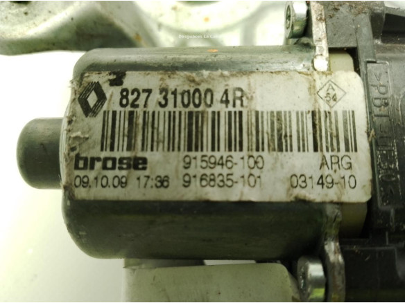 827310004R ELEVALUNAS PUERTA LAT TRA IZQ RENAULT SCÉNIC III (JZ0/1_)|Desguaces La Cabaña