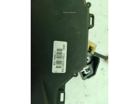 3B4839015M CERRADURA PUERTA LAT TRA IZQ SEAT LEON (1M1)|Desguaces La Cabaña