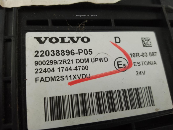 22038896 MODULO ELECTRONICO VOLVO FH II|Desguaces La Cabaña