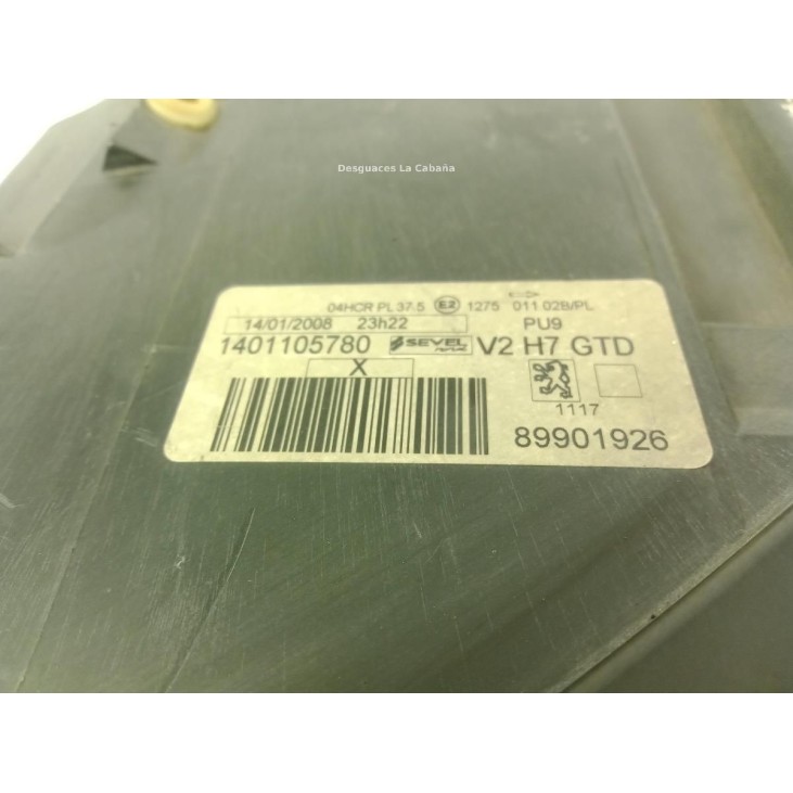 89901926 FARO IZQUIERDO PEUGEOT 807 (E) |Desguaces La Cabaña