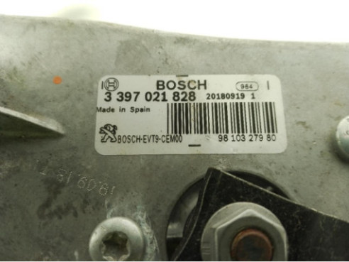 9810327980 MOTOR LIMPIAPARABRISAS DEL PEUGEOT 308 II|Desguaces La Cabaña