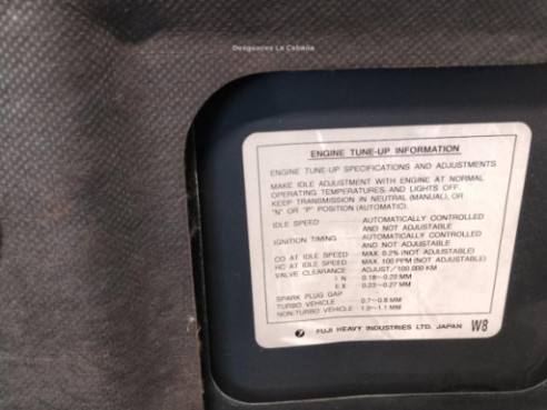   CAPO SUBARU IMPREZA Ranchera familiar (GG)|Desguaces La Cabaña