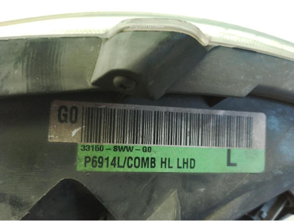 33151SWWG01 33160SWWG0 FARO IZQUIERDO HONDA CR-V III (RE_)|Desguaces La Cabaña
