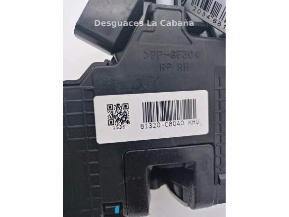 81320C8040 CERRADURA PUERTA LAT DEL DER HYUNDAI i20 (GB) |Desguaces La Cabaña