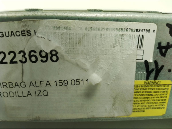 AIRBAG RODILLA ALFA ROMEO 159 (939_)|Desguaces La Cabaña