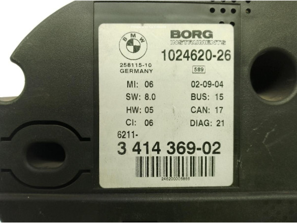 341436902 CUADRO INSTRUMENTOS VW CADDY III Furgón (2KA, 2KH, 2CA, 2CH)|Desguaces La Cabaña