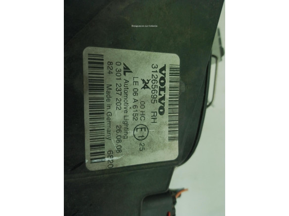 32206142 31265695 FARO DERECHO VOLVO S40 II (544)|Desguaces La Cabaña