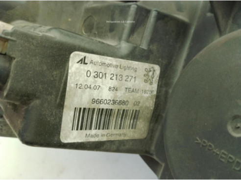 620892 9660236680 FARO IZQUIERDO PEUGEOT 407 (6D_)|Desguaces La Cabaña