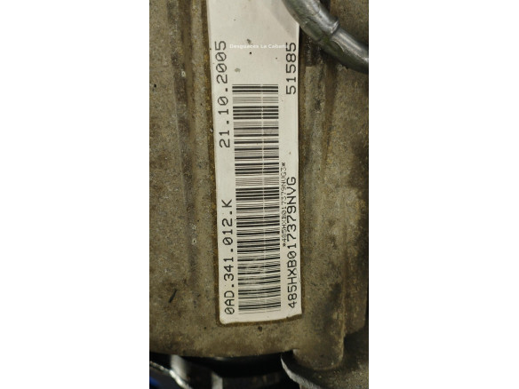 0AD341012K TRANSFER VW TOUAREG (7LA, 7L6, 7L7)|Desguaces La Cabaña
