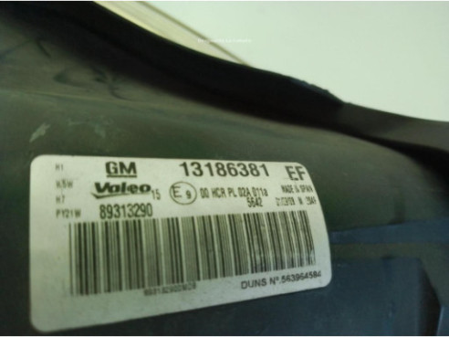 93189357, 13186381 FARO IZQUIERDO OPEL CORSA D (S07)|Desguaces La Cabaña