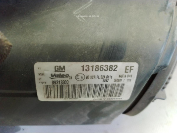 93189358, 13186382 FARO DERECHO OPEL CORSA D (S07)|Desguaces La Cabaña
