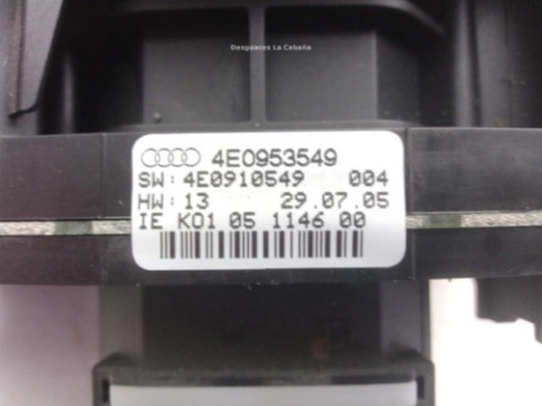 4E0953549 MANDO COMPLETO AUDI A8 (4E2, 4E8) |Desguaces La Cabaña