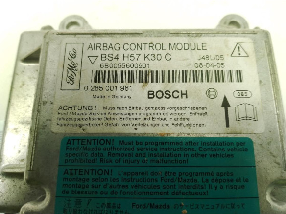 BS4H57K30C CENTRALITA AIRBAG MAZDA 3 (BK)|Desguaces La Cabaña