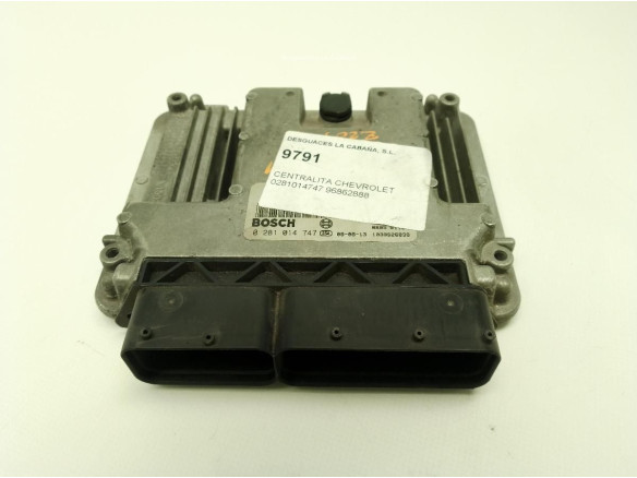 0281014747 96862888 CENTRALITA MOTOR CHEVROLET SinValor|Desguaces La Cabaña