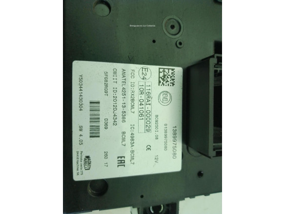 1389975080 CAJA FUSIBLES INTERIOR (BSI) CITROEN JUMPER Furgón|Desguaces La Cabaña