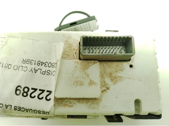 280348139R DISPLAY RENAULT CLIO III (BR0/1, CR0/1)|Desguaces La Cabaña