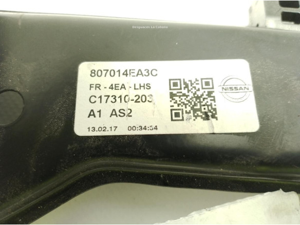 ELEVALUNAS PUERTA LAT DEL IZQ NISSAN QASHQAI II Todo terreno, cerrada (J11, J11_)|Desguaces La Cabaña
