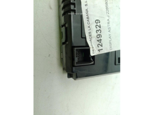 22858076 DISPLAY OPEL ASTRA J (P10)|Desguaces La Cabaña