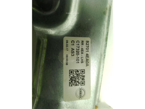 ELEVALUNAS PUERTA LAT TRA IZQ NISSAN QASHQAI II Todo terreno, cerrada (J11, J11_)|Desguaces La Cabaña